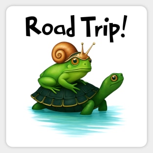 Road Trip! When your friends or family decide to vaycay Sticker